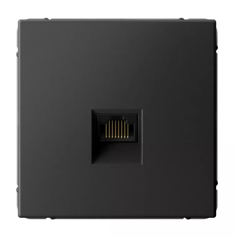 Розетка компьютерная RJ45, кат. 5е, механизм Systeme Electric ArtGallery Базальт GAL001483
