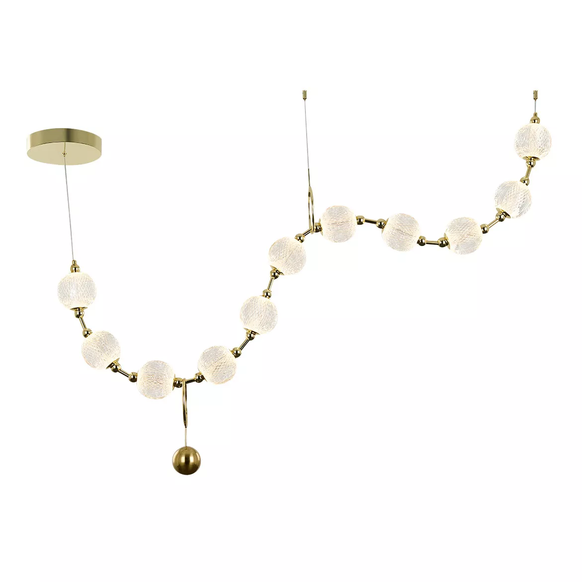 

Подвесная люстра DeLight Collection Elliot Diamante MD20001012-11A gold