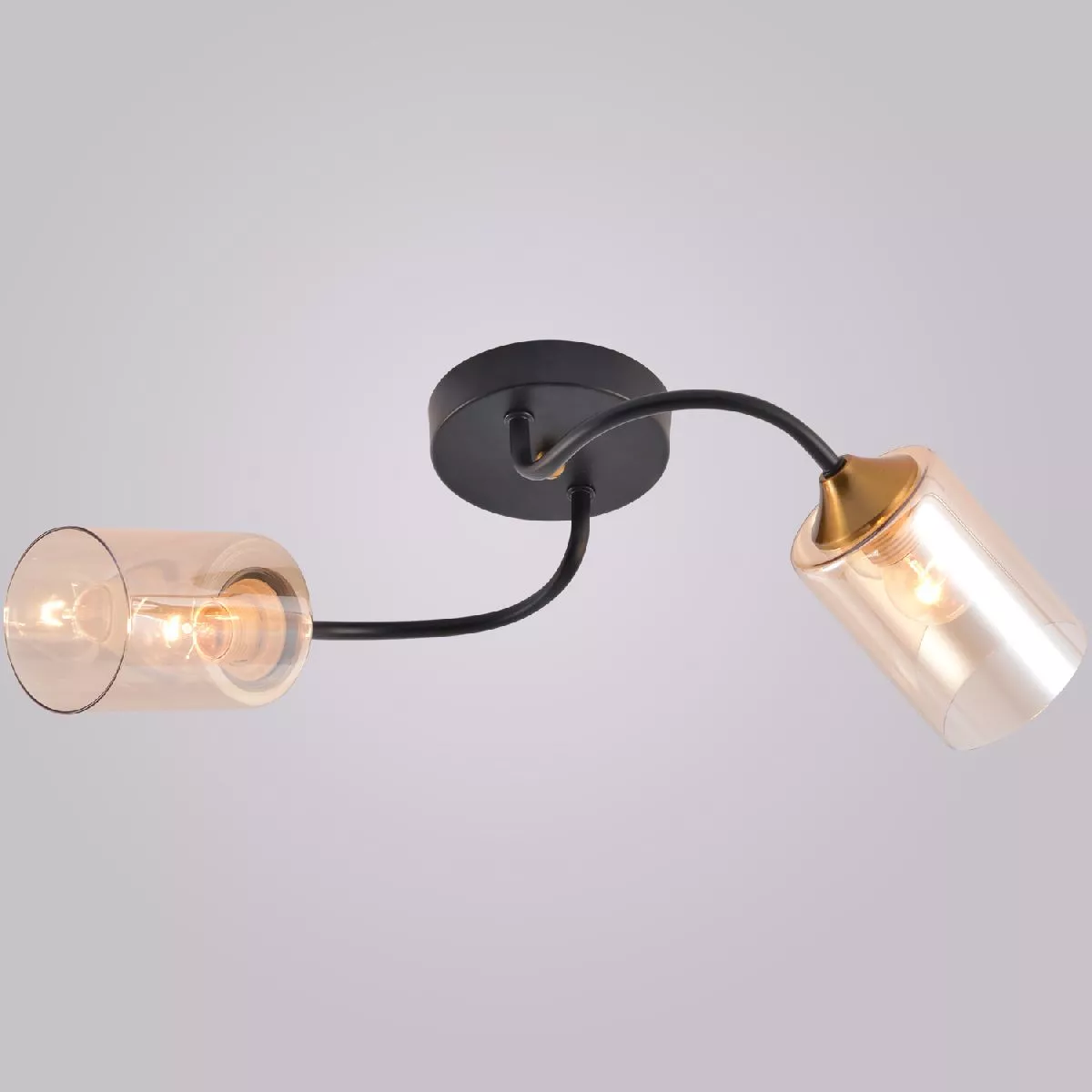

Потолочный светильник Reluce 01608-0.3-02 BK+BRASS