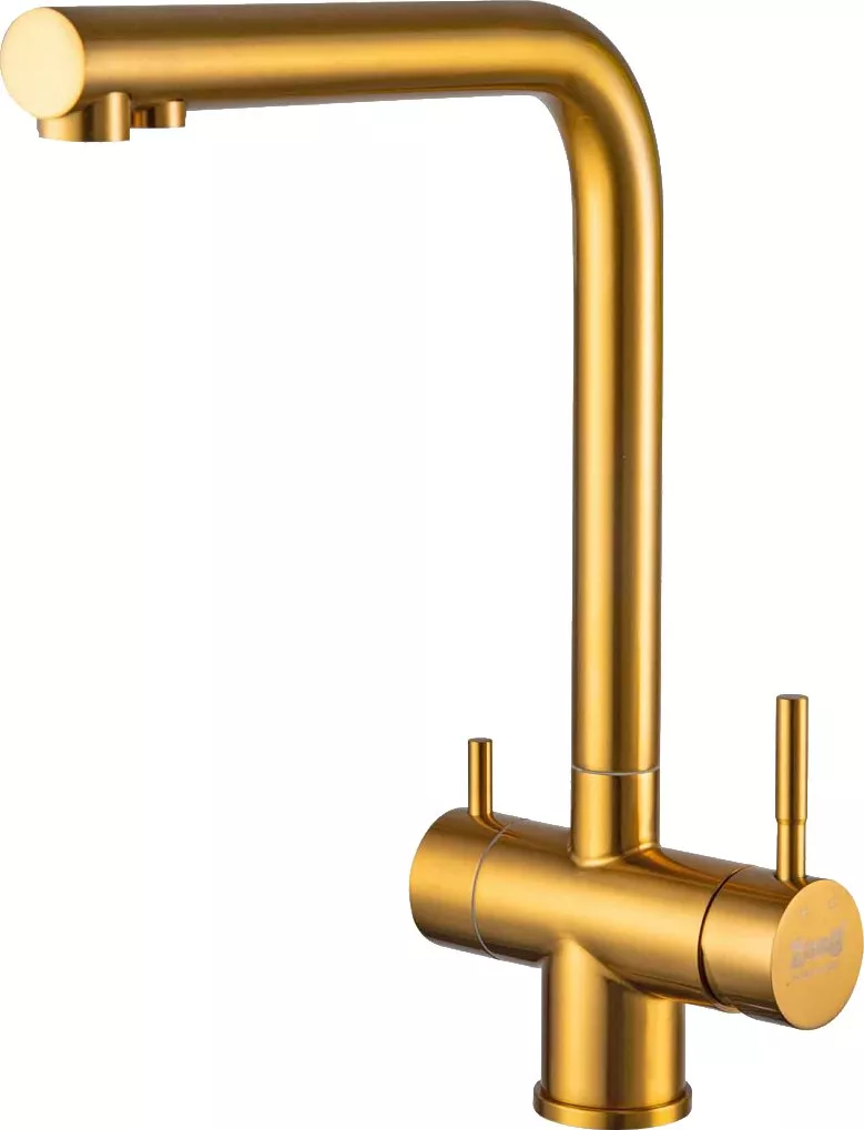 

Смеситель для кухни ZorG Inox SZR-2020 BRONZE с подключением фильтра бронза