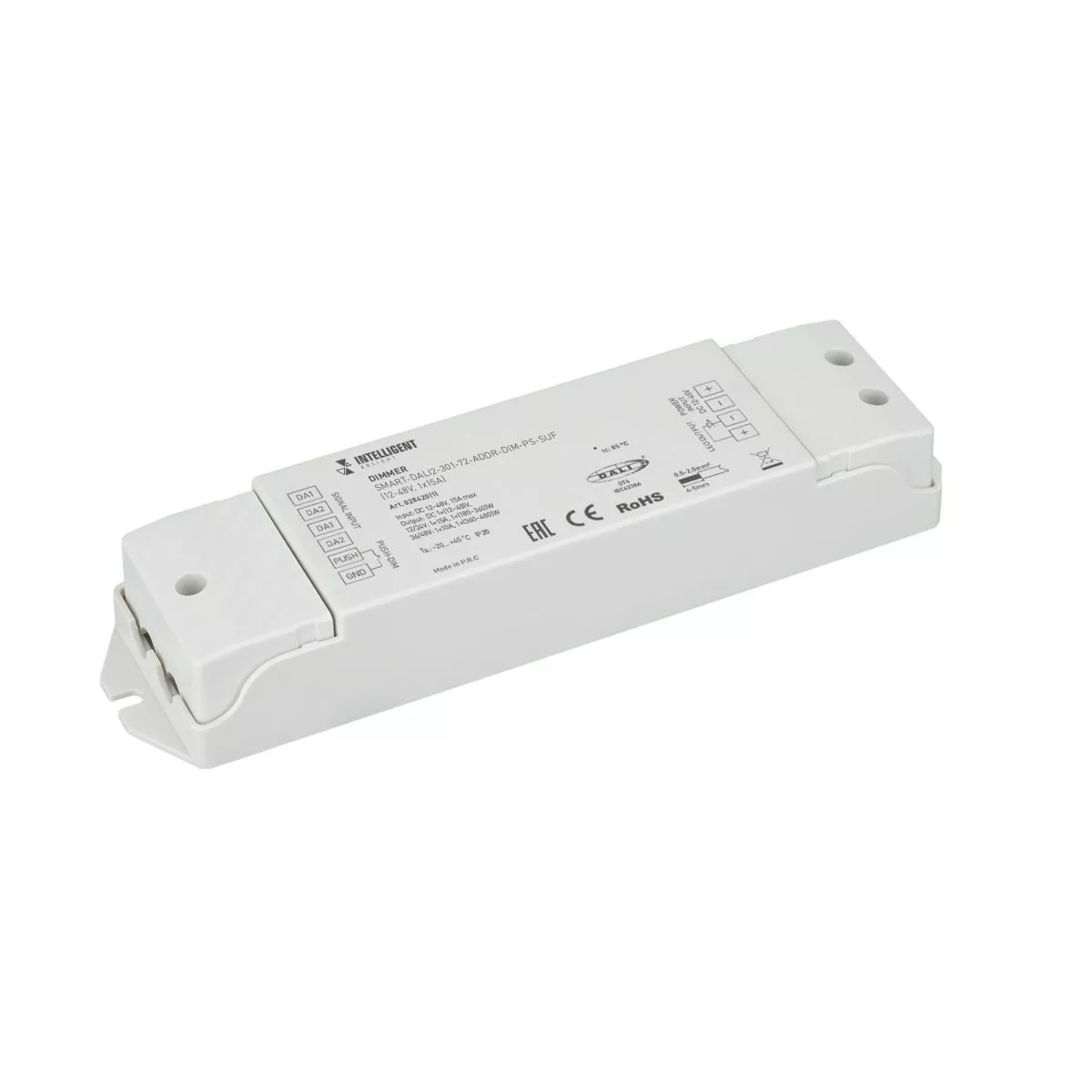 

Диммер Arlight SMART-DALI2-301-72-ADDR-DIM-PS-SUF (12-48V, 1x15A) 028420(1)