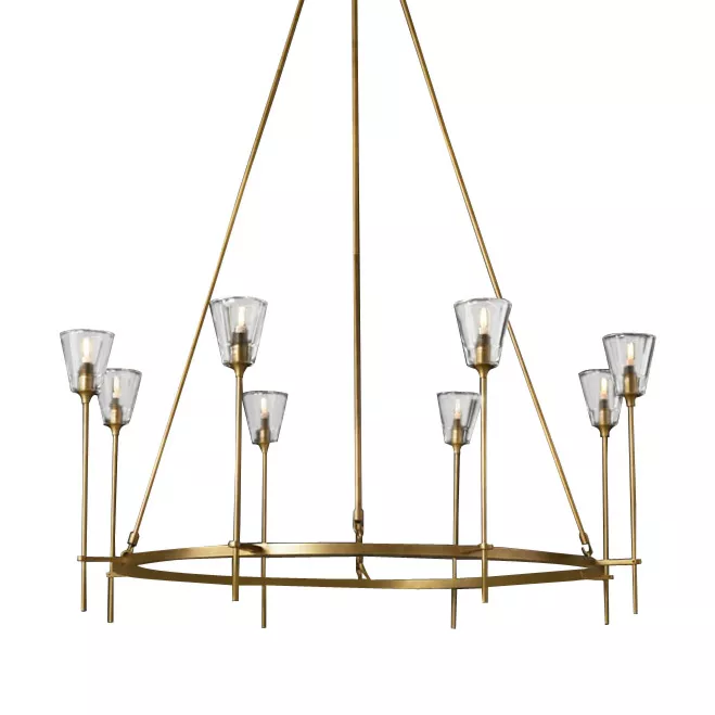 

Подвесная люстра Delight Collection Torche De Verre 8614P/8 gold