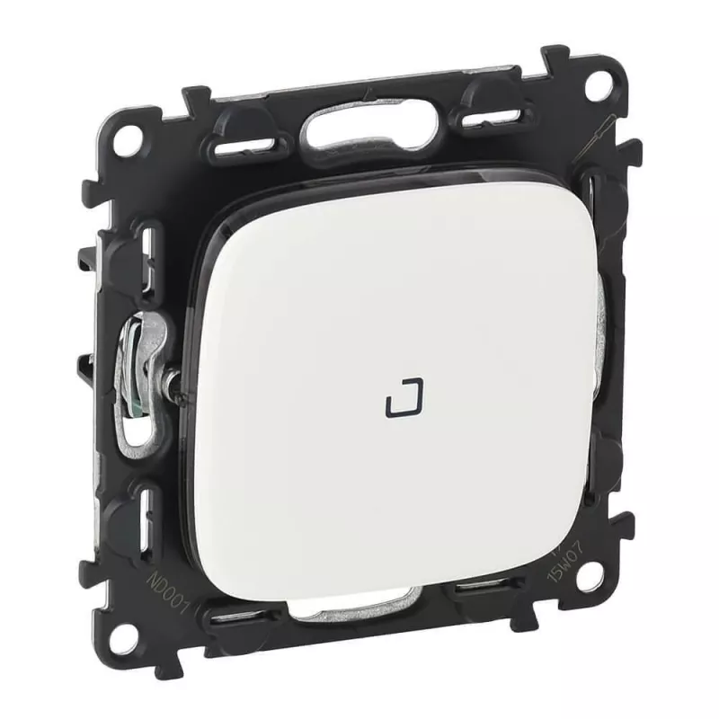 

Переключатель одноклавишный Legrand Valena Allure 10А 250В белый 752726