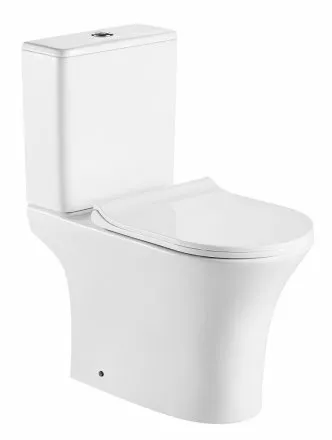 

Унитаз-компакт Azario Fretta round белый (AZ-1217A)