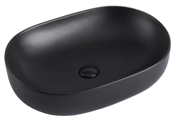 

Раковина накладная Azario 60 см графит матовый (AZ-2196MDH)