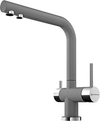 

Смеситель для кухни Omoikiri Nagano с подключением к фильтру серый матовый, хром, платина
