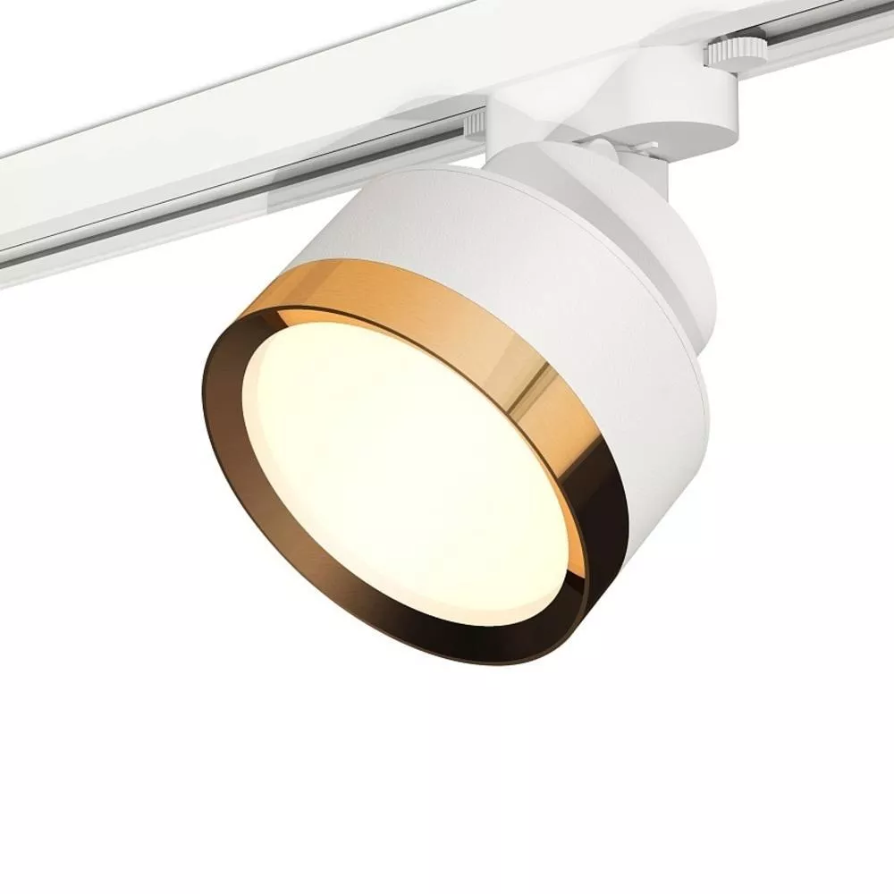 

Комплект трекового светильника Ambrella light SWH/PYG белый песок/золото желтое полированное GX53 (A2524, A2105, C8101, N8124) XT8101004