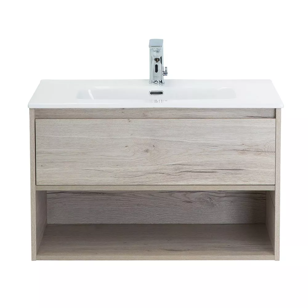 

Тумба с раковиной BelBagno Kraft 80 светлое дерево
