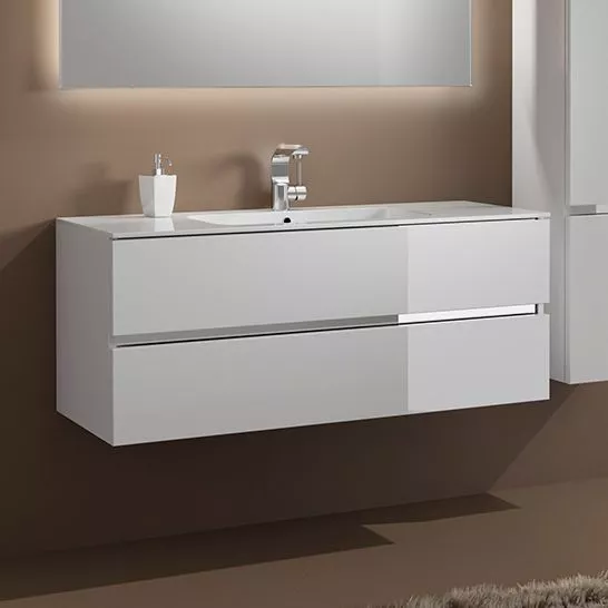 

Тумба под раковину Sanvit Кубэ-2 120 белый глянец