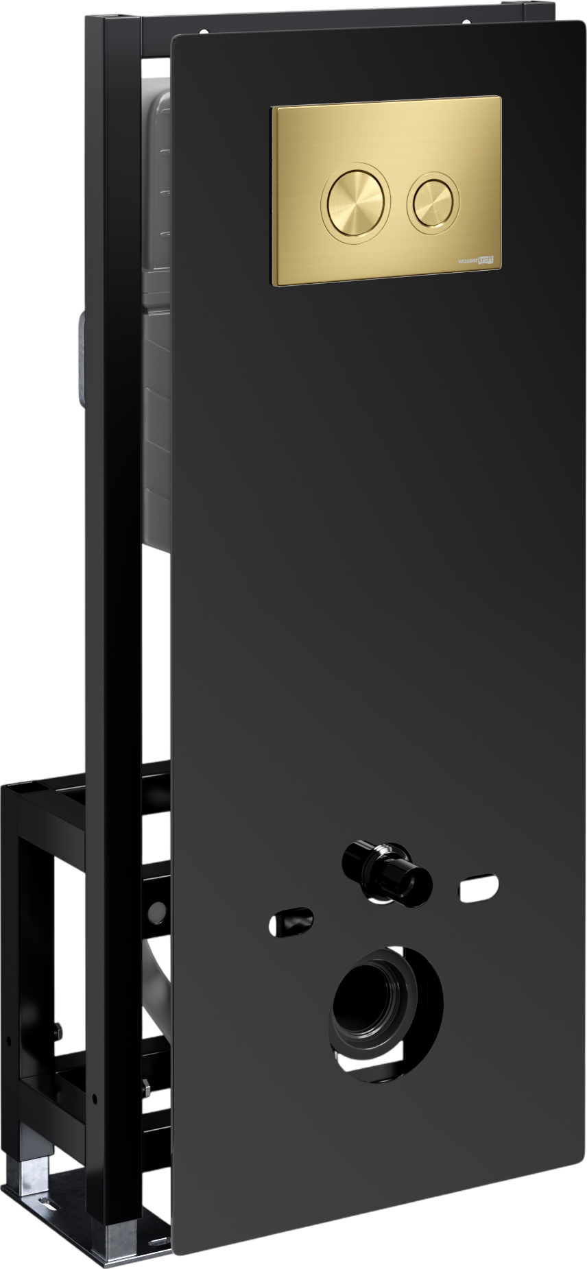 

Система инсталляции для унитазов Wasserkraft Glan 66TLT.010.ME.BL.MG01 с кнопкой смыва матовое золото