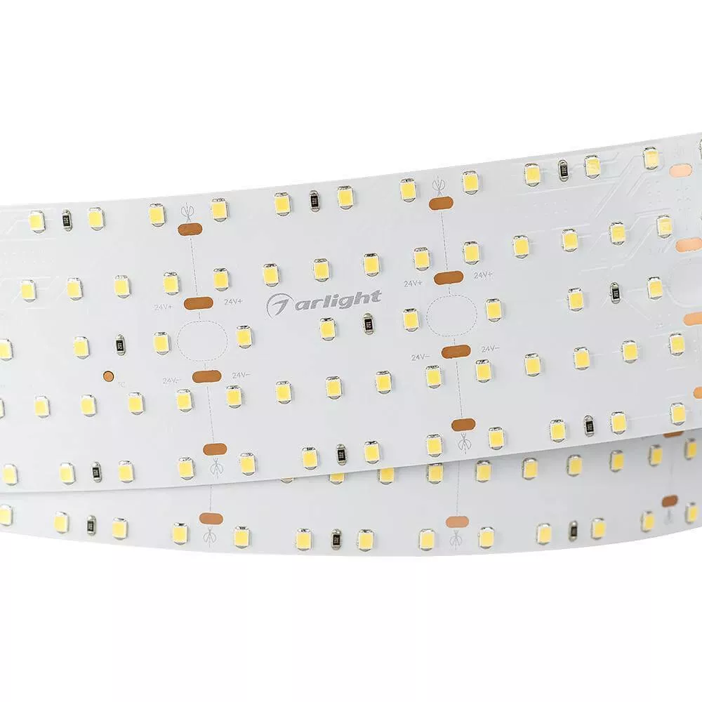 

Светодиодная лента Arlight 30W/m 420LED/m 2835SMD теплый белый 2,5M 023407
