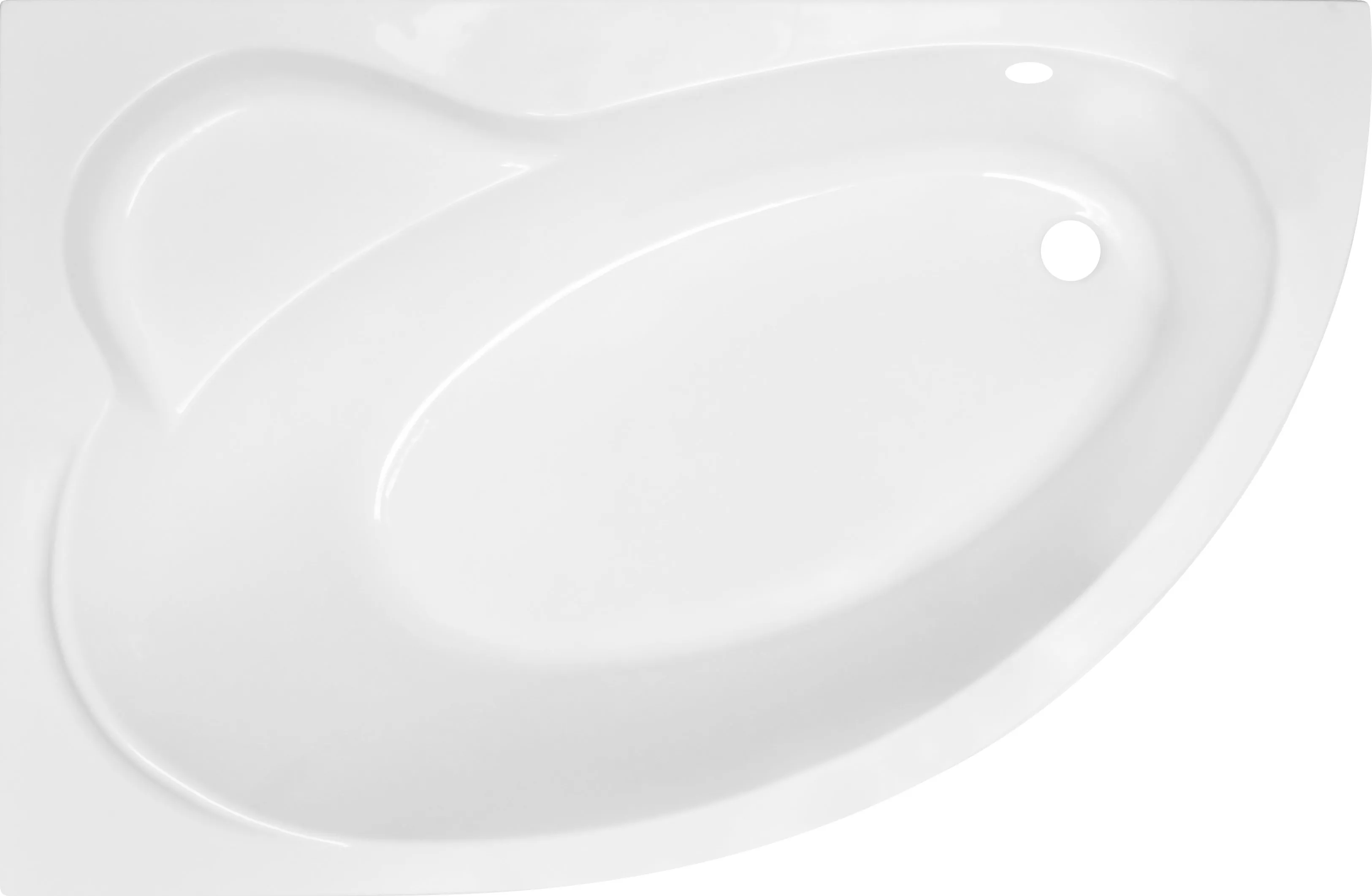 Акриловая ванна Royal bath Alpine 160x100 см (RB 819101 L), цвет белый - фото 1