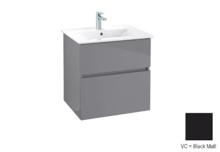 

Тумба под раковину Villeroy&Boch Verity Line 60 черная матовая