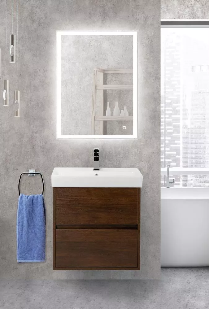 

Комплект мебели BelBagno Neon 60 темное дерево