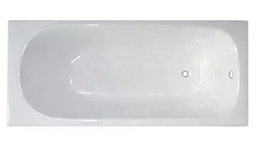 Чугунная ванна Castalia 120x70x42, цвет белый Н0000006 - фото 1
