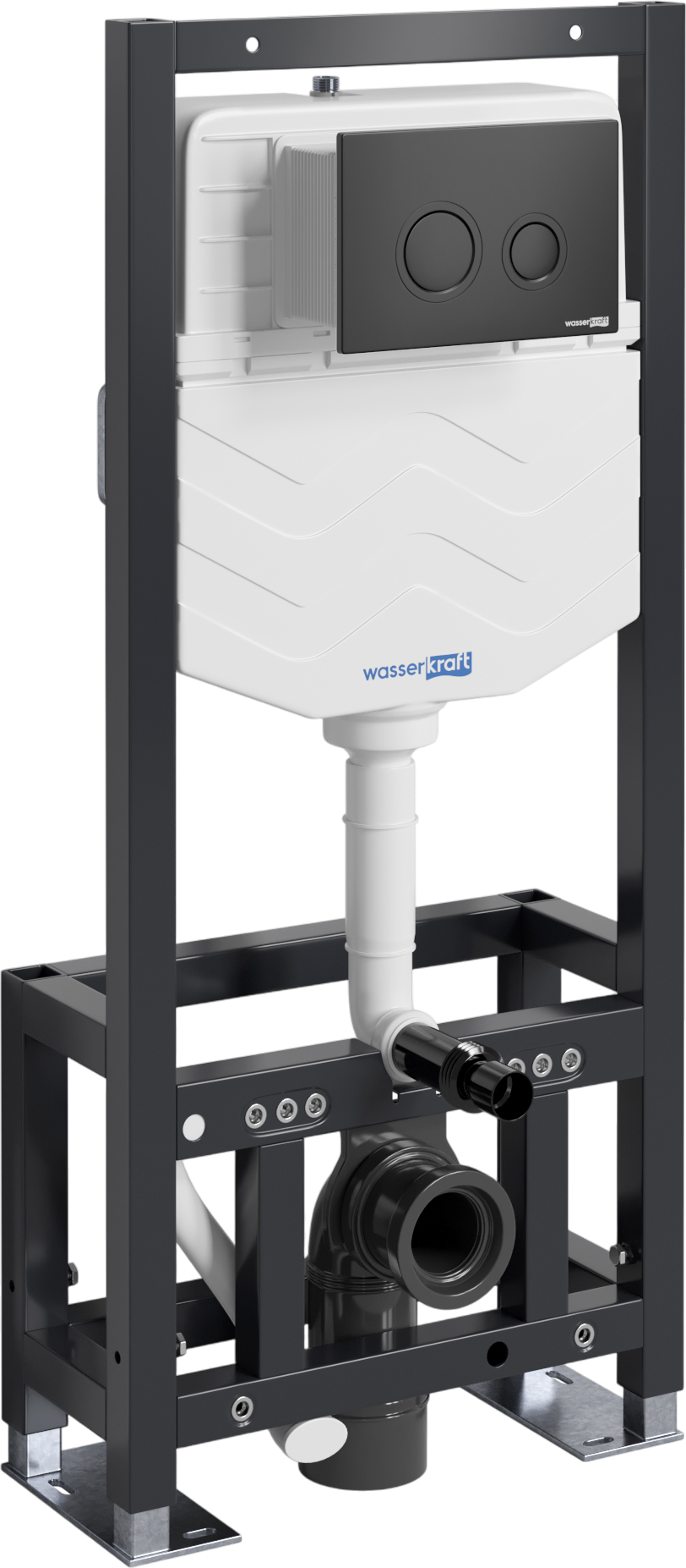 

Система инсталляции для унитазов Wasserkraft Dill 61TLT.010.ME.MB01 с кнопкой смыва матовой черной