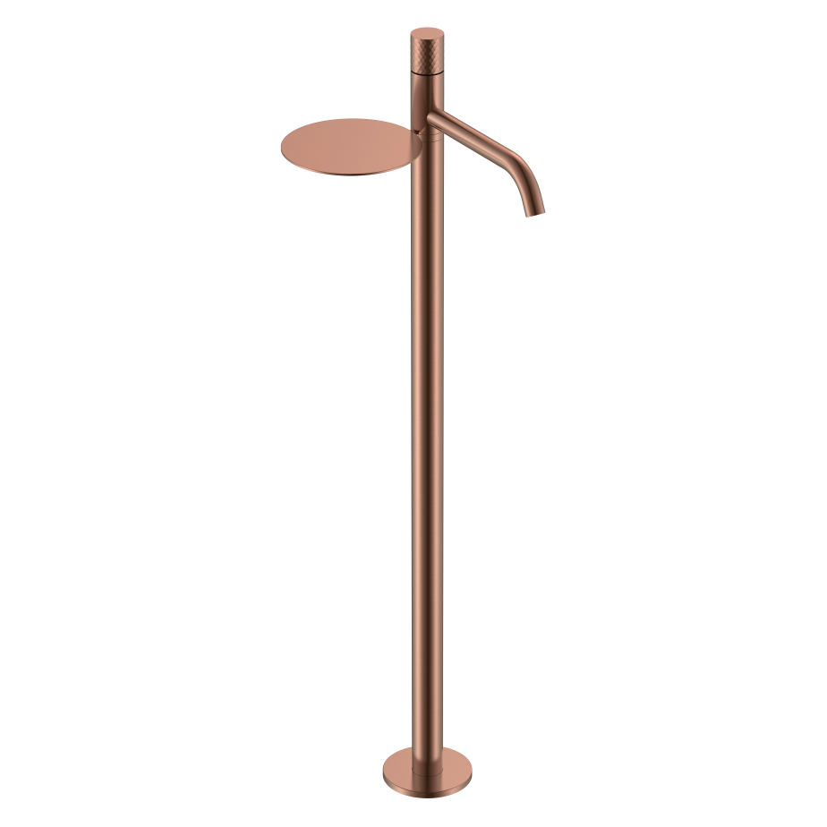 

Напольный смеситель для раковины Boheme Stick 120-CB copper brushed diamond