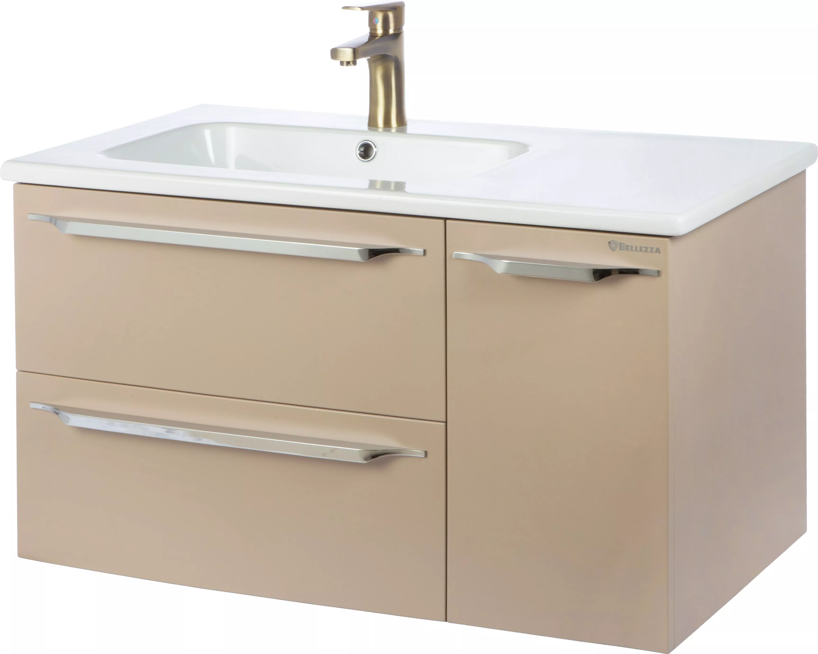 

Тумба для комплекта Bellezza Луиджи 90 L, капучино, Бежевый