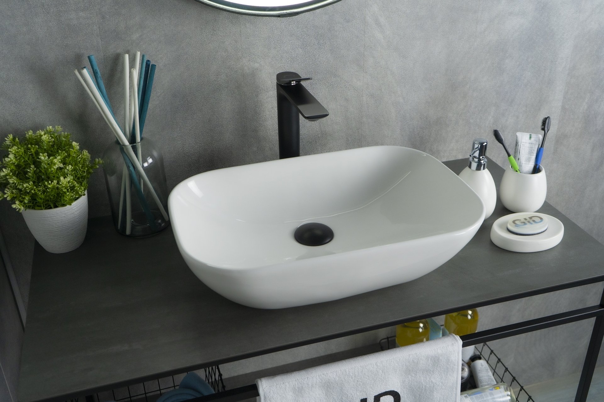 

Подвесная раковина Gid 51 N9447 белая