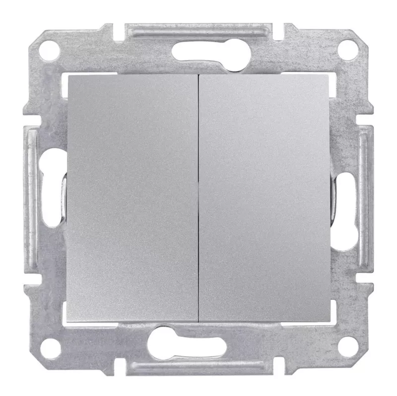 Переключатель двухклавишный Schneider Electric Sedna 10A 250V SDN0600160