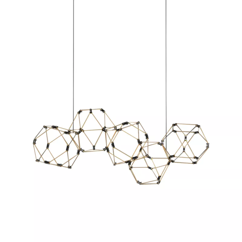 

Подвесной светильник Delight Collection Lucciola MD18001068-5A matt gold
