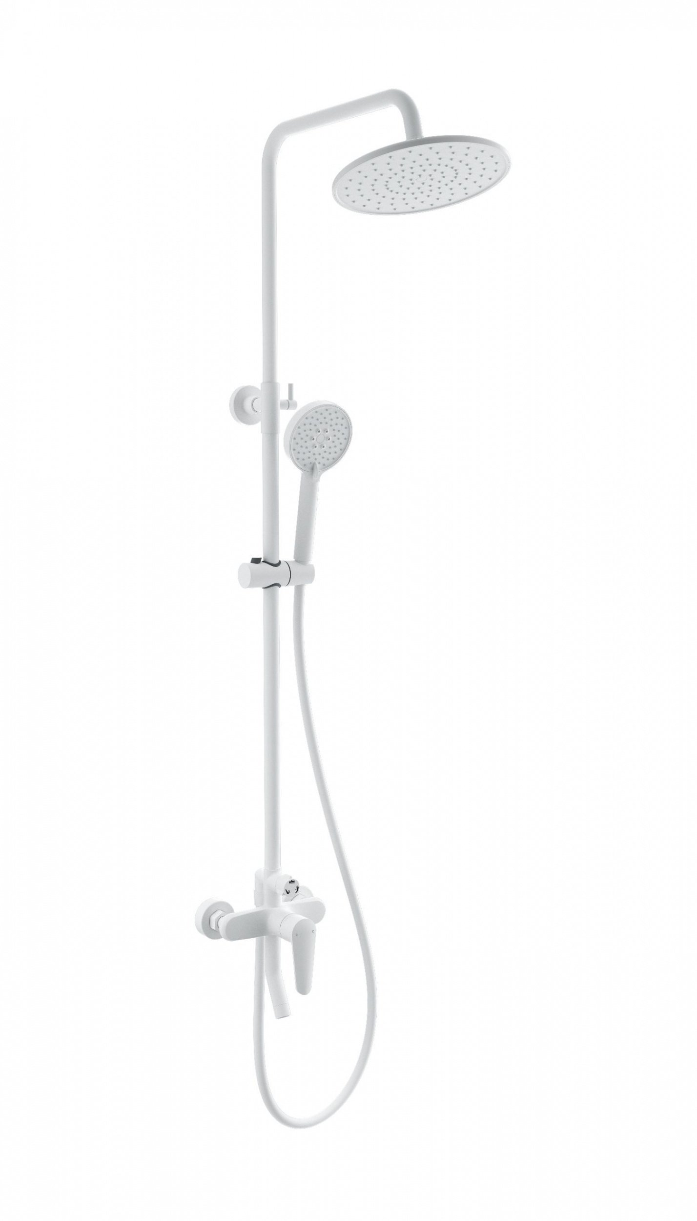 

Душевая стойка Wonzon & Woghand WW-B2168-A-MW матовая белая