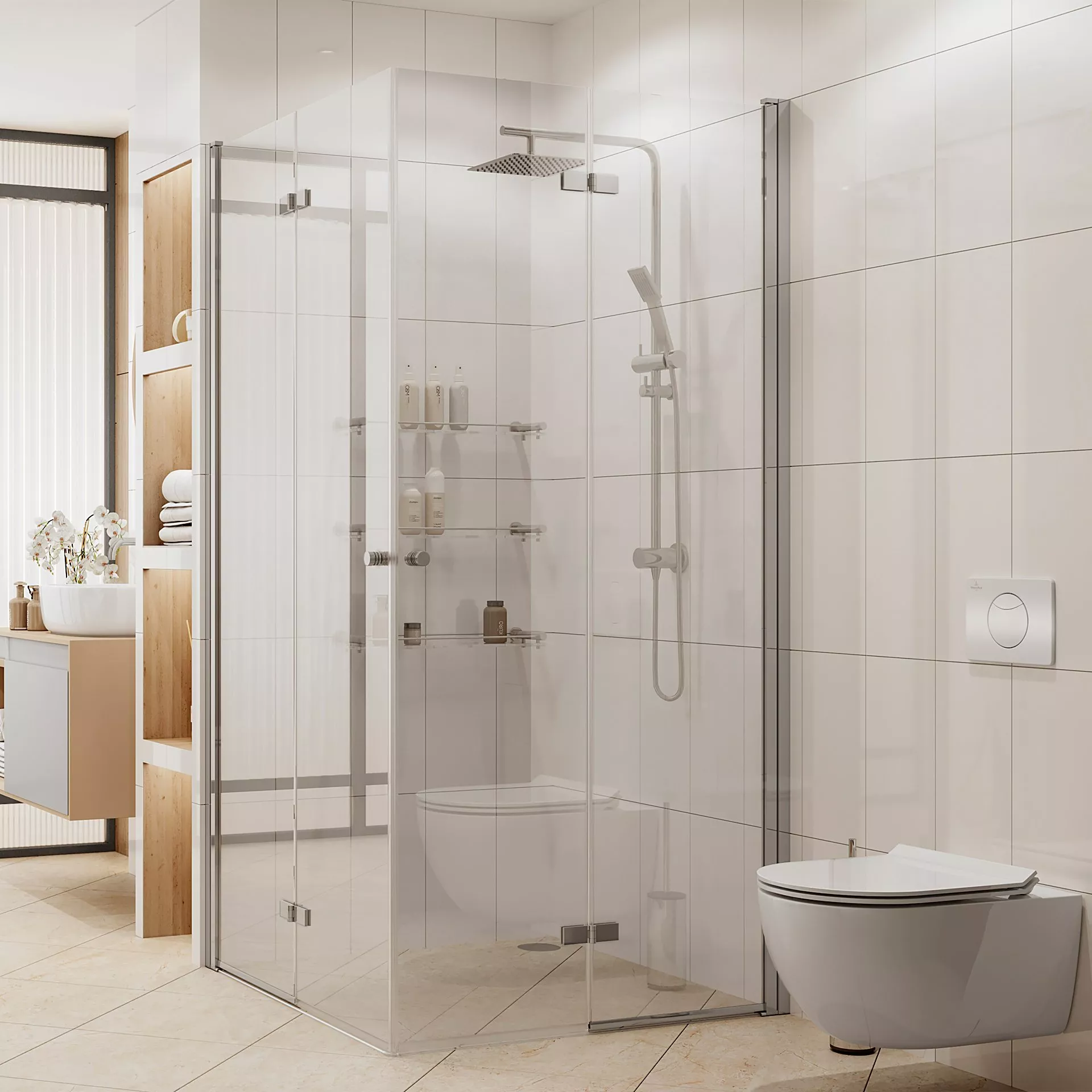 

Душевой уголок Ambassador Nord 13011108 90х90 см