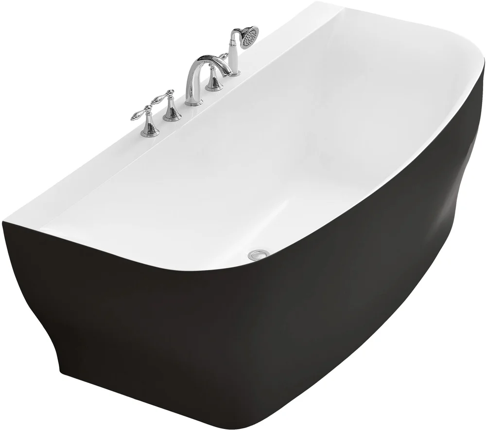 

Акриловая ванна BELBAGNO 165х78 черный (BB74-NERO-W0)