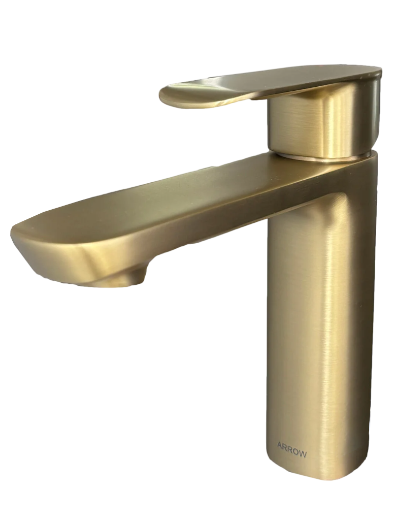 

Смеситель для раковины ARROW AMP11893CG матовое золото