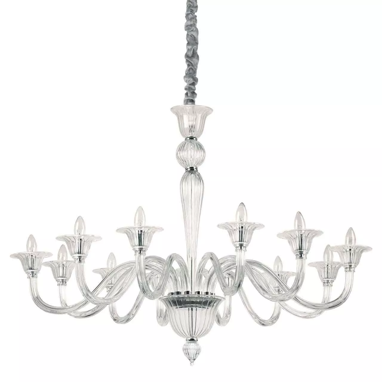 

Подвесная люстра Ideal Lux Brigitta SP12 Trasparente 199375