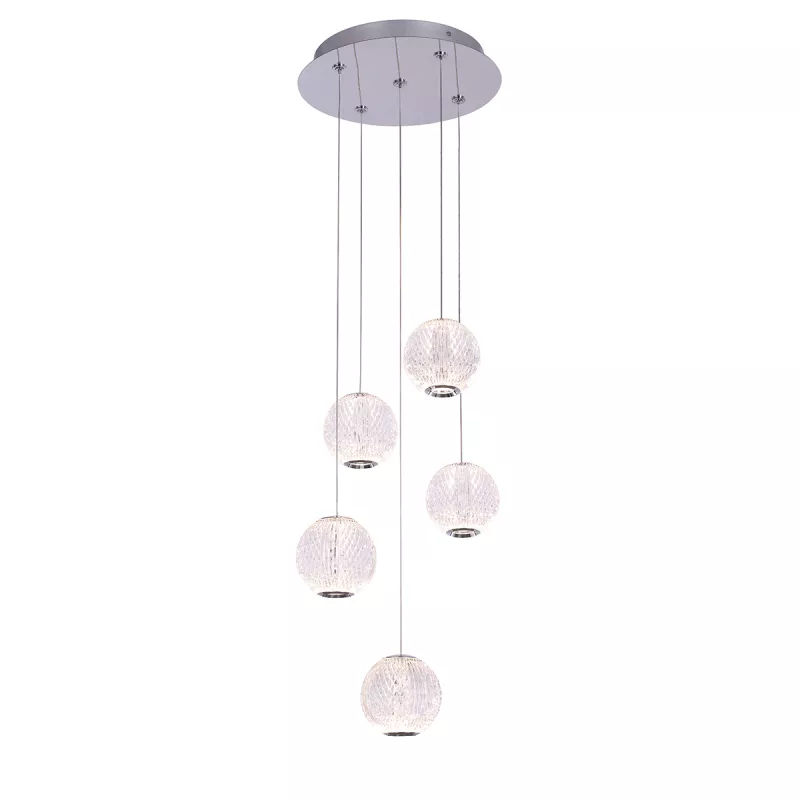 

Подвесной светильник Delight Collection MD20001012 MD20001012-5A chrome