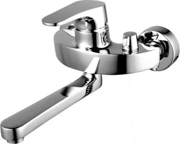

Смеситель для ванны Lemark Shift LM4314C хром, с поворотным изливом