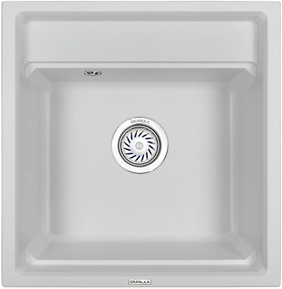 

Мойка кухонная Granula Kitchen Space 50х51 белый матовый