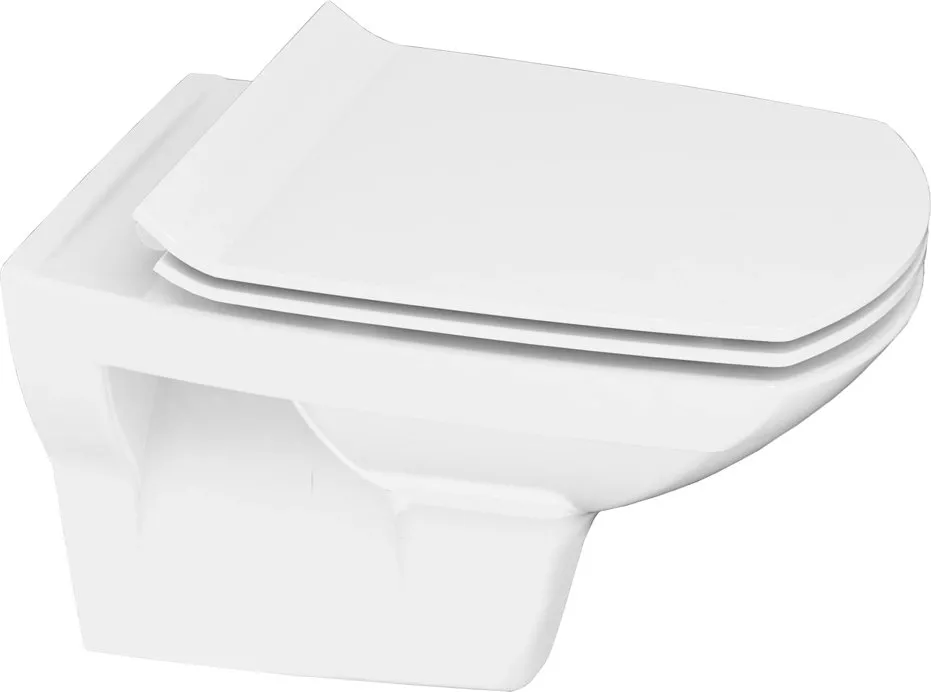 

Унитаз подвесной Cersanit Carina new clean on slim lift, Белый