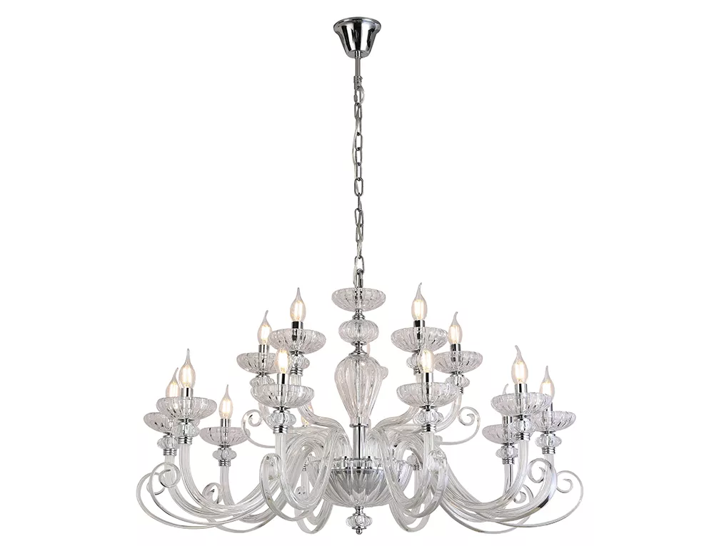 

Подвесные люстры Newport 8620+5/C chrome clear М0071527