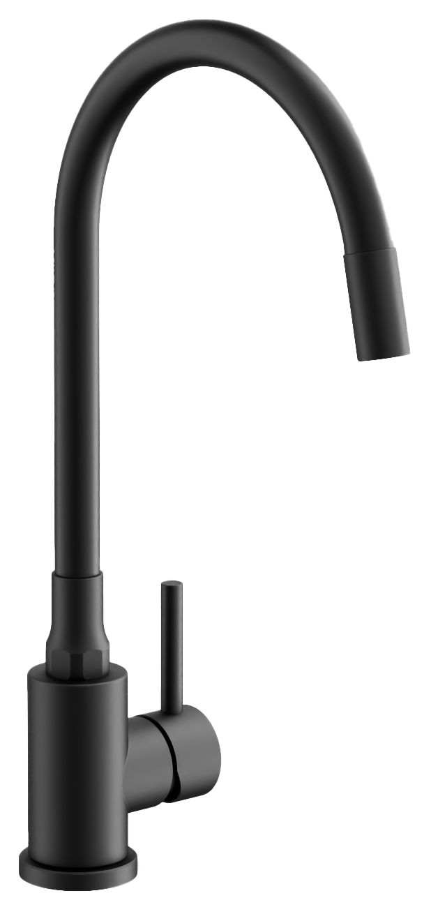 

Смеситель для кухни BELZ B810 B73810-7 с гибким изливом, черный