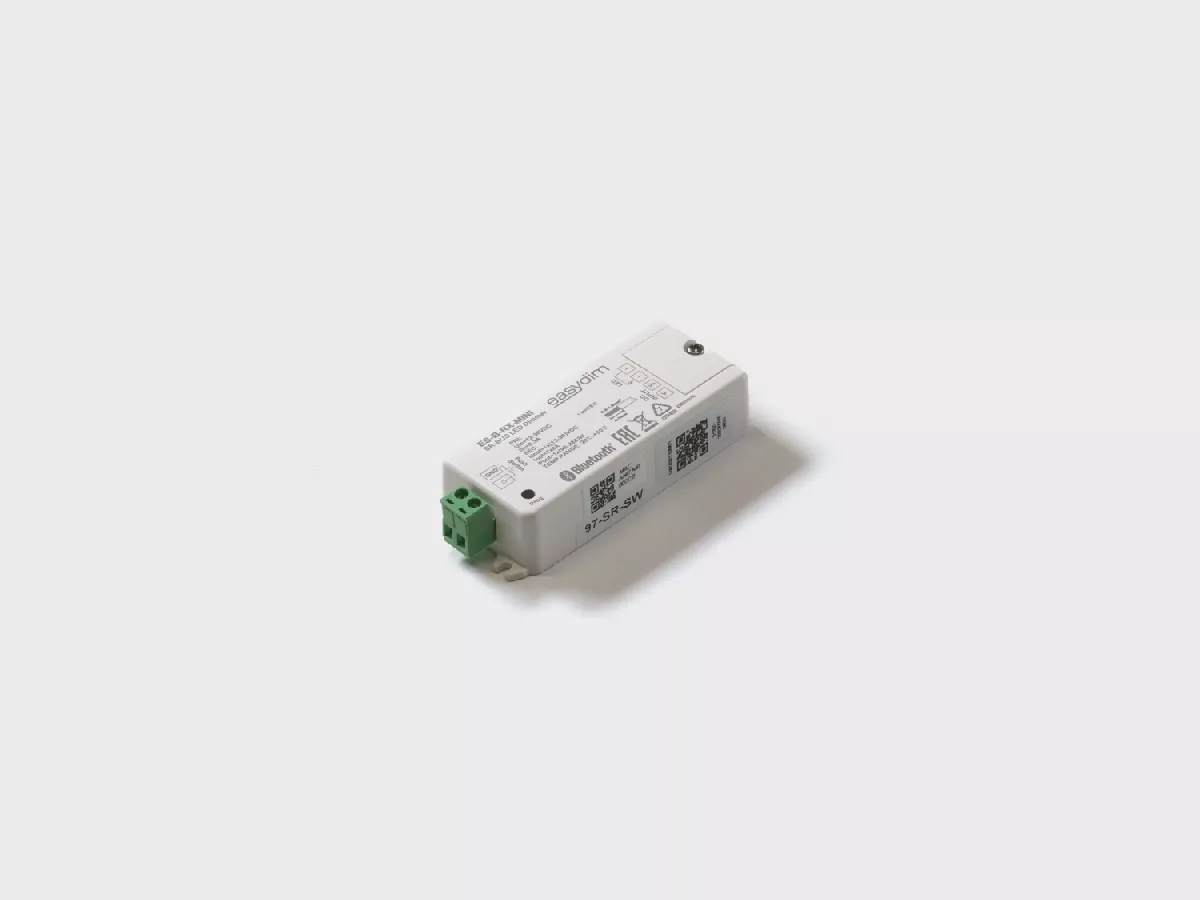 

Приемник-контроллер одноканальный SWG ES-B-RX-MINI 12-36В RF+Bluetooth 00-00008775