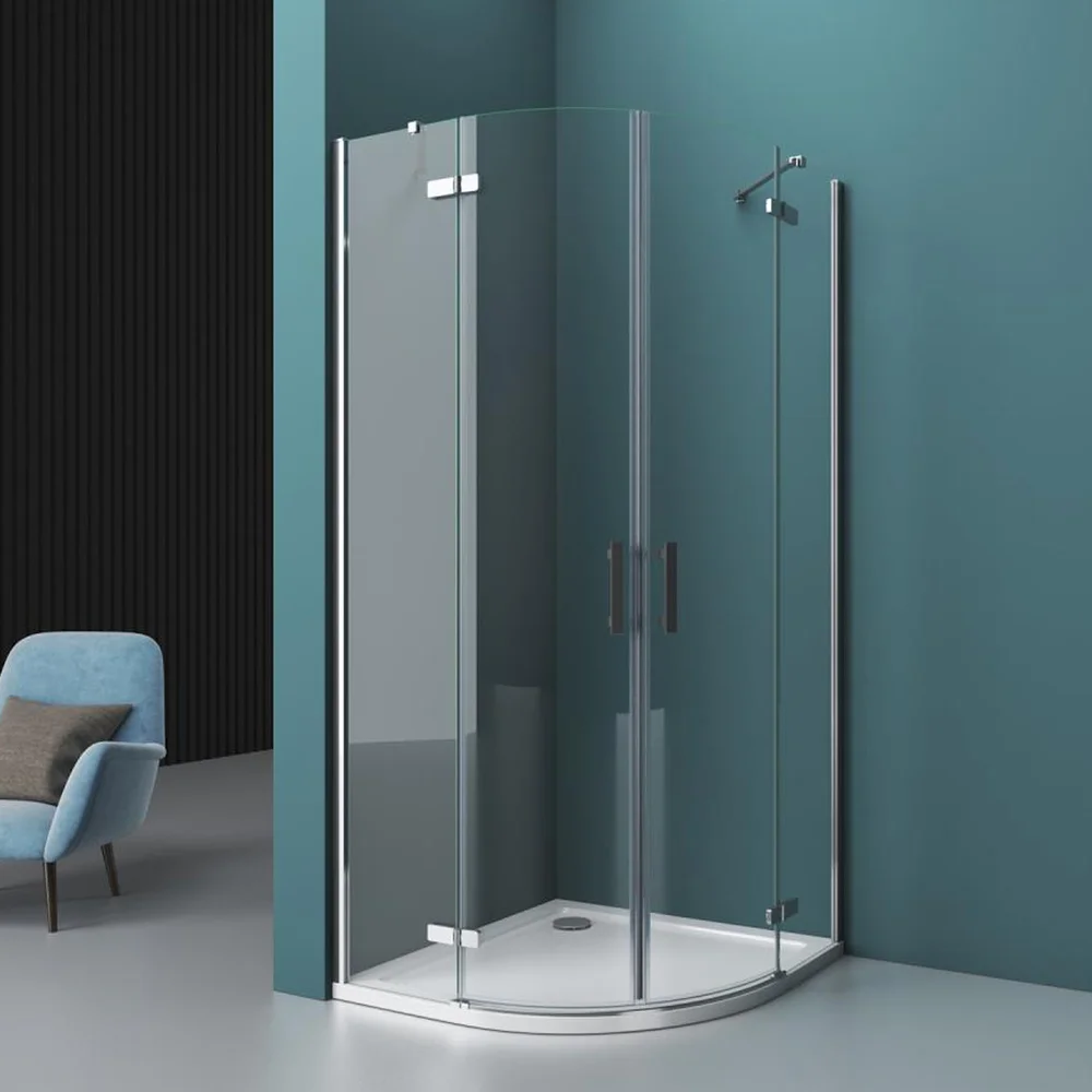 

Душевой уголок BelBagno Kraft 100х100 профиль хром стекло прозрачное