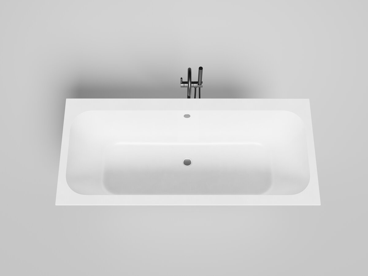 Ванна из искусственного камня Salini Orlando 180х80 S-Sense 103212M