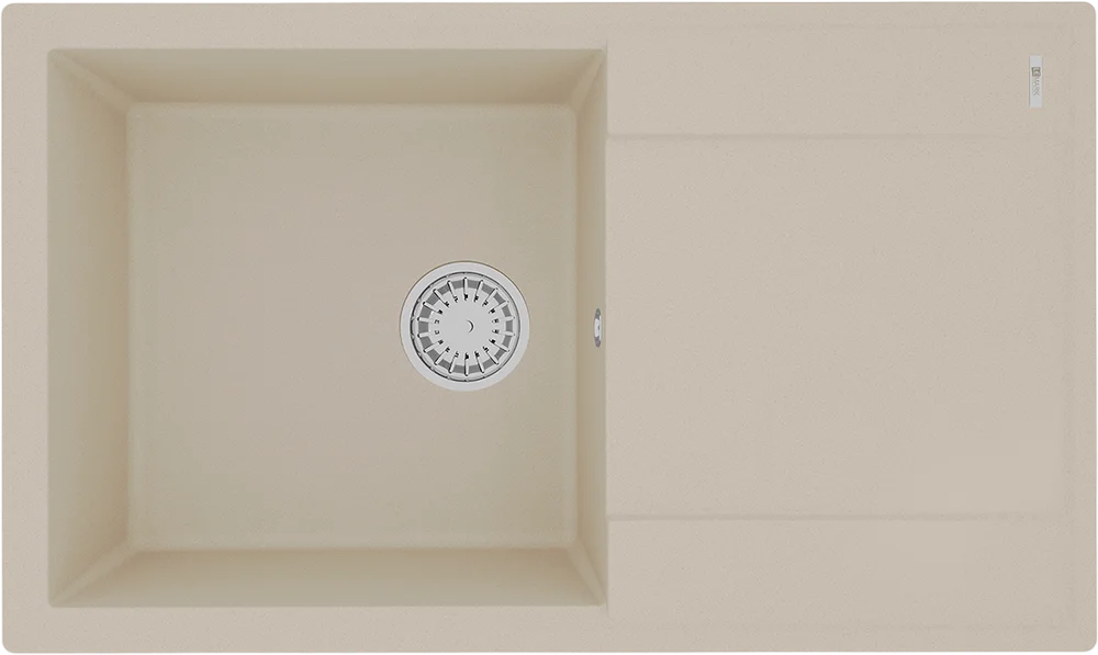 

Мойка кухонная Lemark Imandra 84х50 бежевый матовый