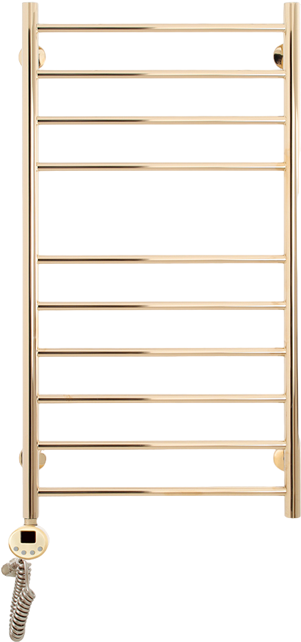 

Полотенцесушитель электрический Domoterm Медея П10 50x100, золото, L