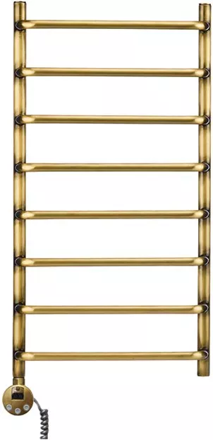 

Полотенцесушитель электрический Domoterm Стефано П8 40x80, античная бронза, L