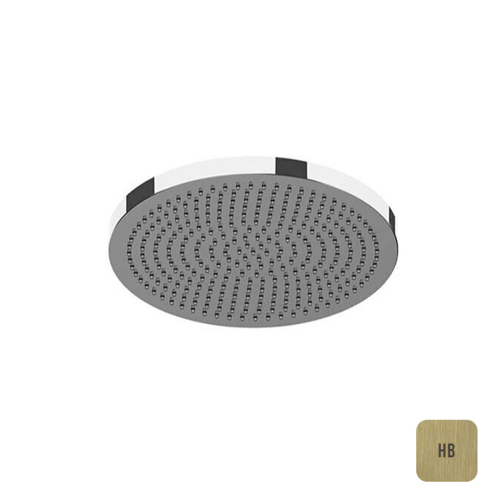 ALMAR Velvet rain Верхний душ круглый 232 мм из латуни без держателя1 режим Velvet rain PVD цвет High Brass 72504₽