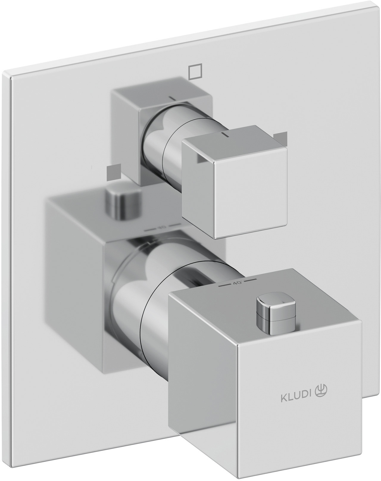 Термостатический смеситель встраиваемый Kludi Decus 548100575 хром 35135₽