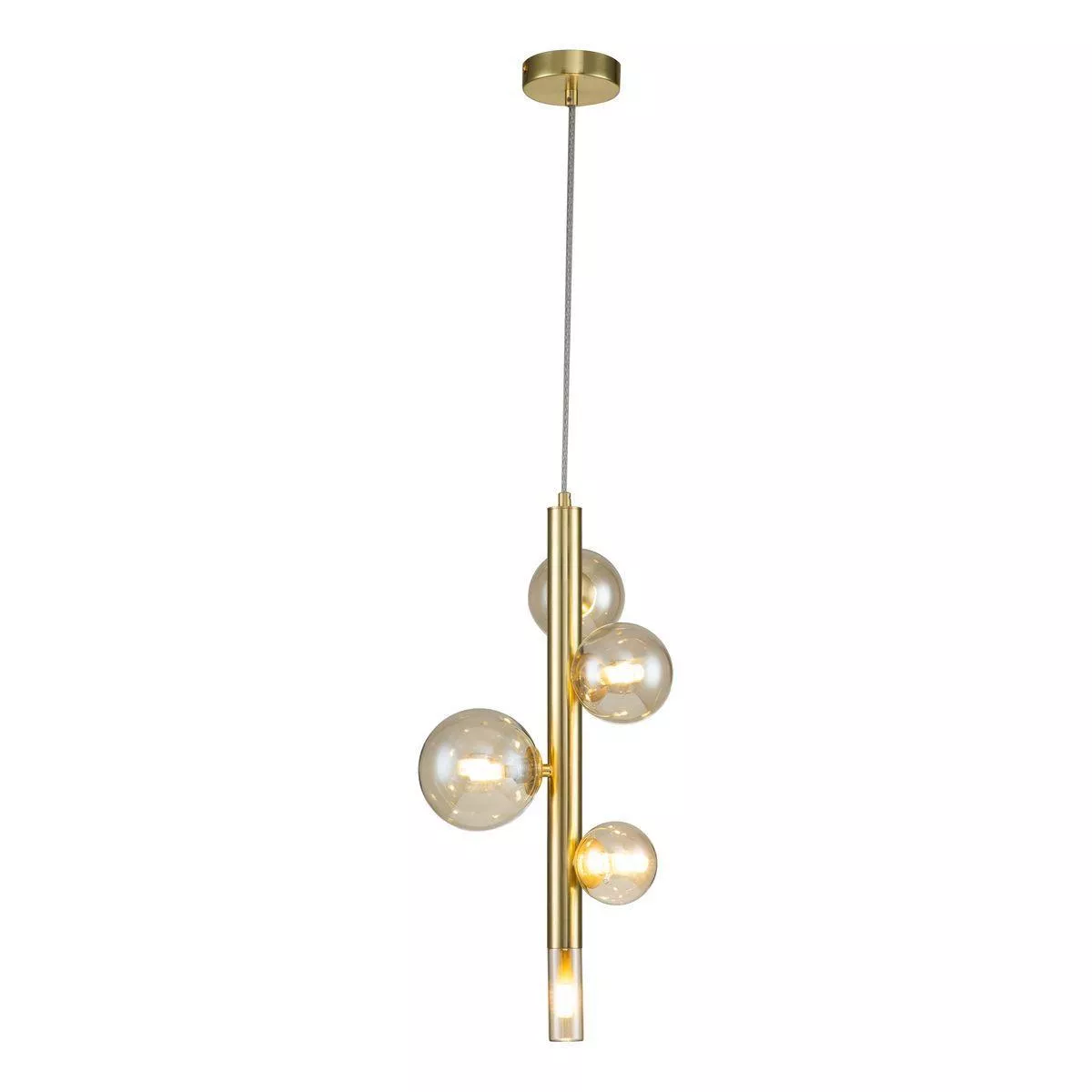 

Подвесная люстра Indigo Canto 11026/5P Gold V000245