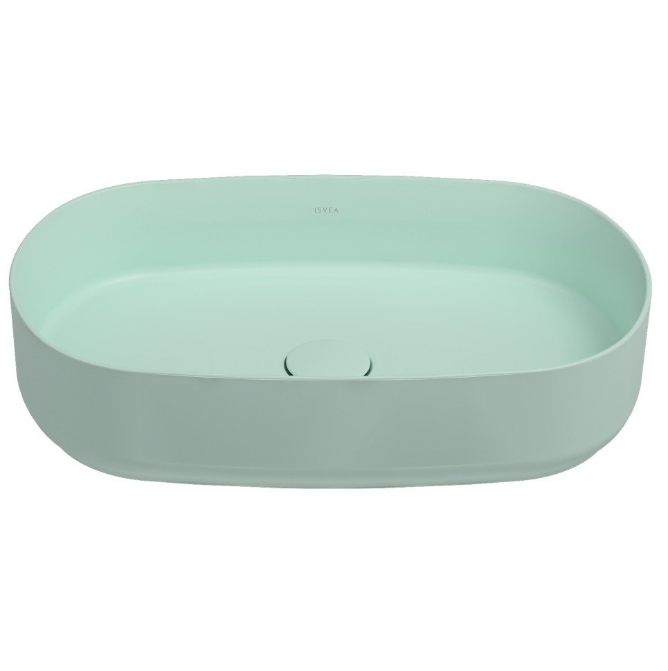 

Раковина накладная ISVEA Infinity 55 мятный матовый 10NF65055SV-2T