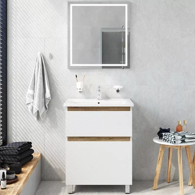 Комплект мебели для ванной AM.PM X-Joy 65 белый (BK85GL)