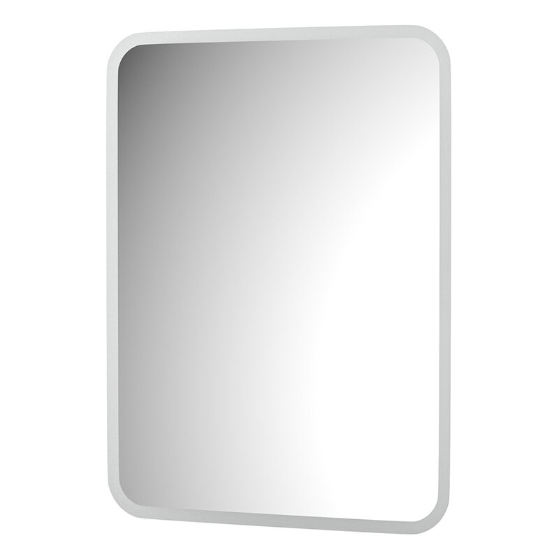 Зеркало с матированием и LED-подсветкой 25W (60x80 cm) (Без выключателя) (Теплый белый свет) (DEFESTO)