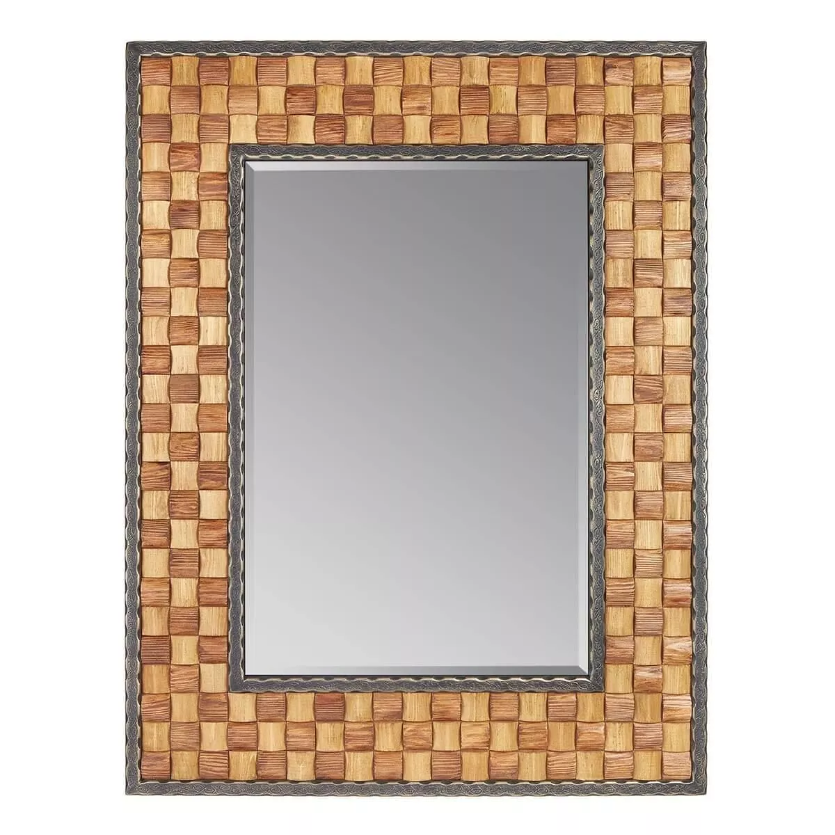 

Зеркало Runden Дерево II квадратики V20061