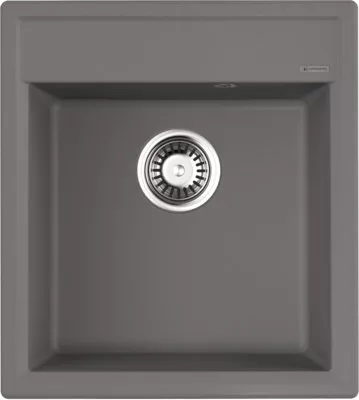 

Мойка кухонная Omoikiri Daisen 46х51 серый матовый, leningrad grey